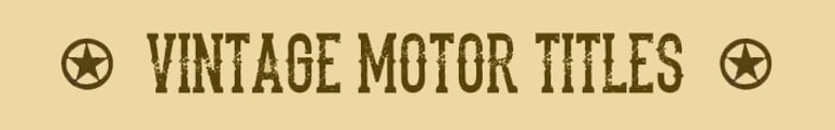 Vintage Motor Titles logo