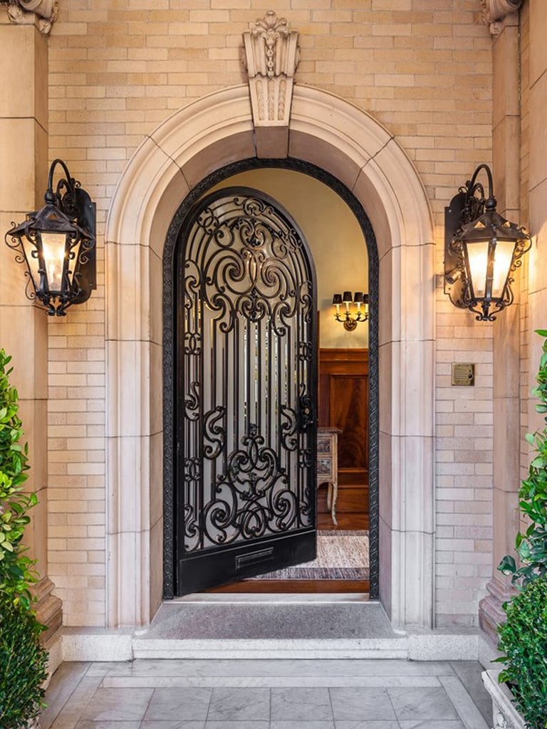 Porte d'entrée en fer forgé | Ferronier d'Art  | Demirci Salah Usta