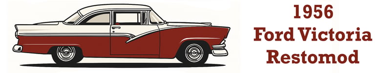 1956 Ford Victoria Restomod logo