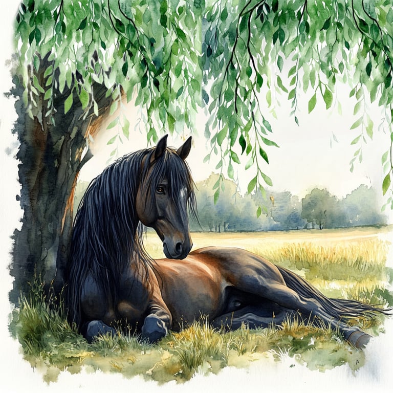 Horse sanctuary logo