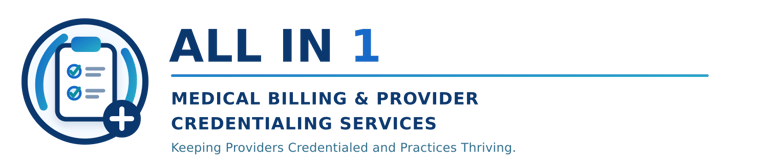 All In 1 offers exceptional Medical billing & Credentialing logo