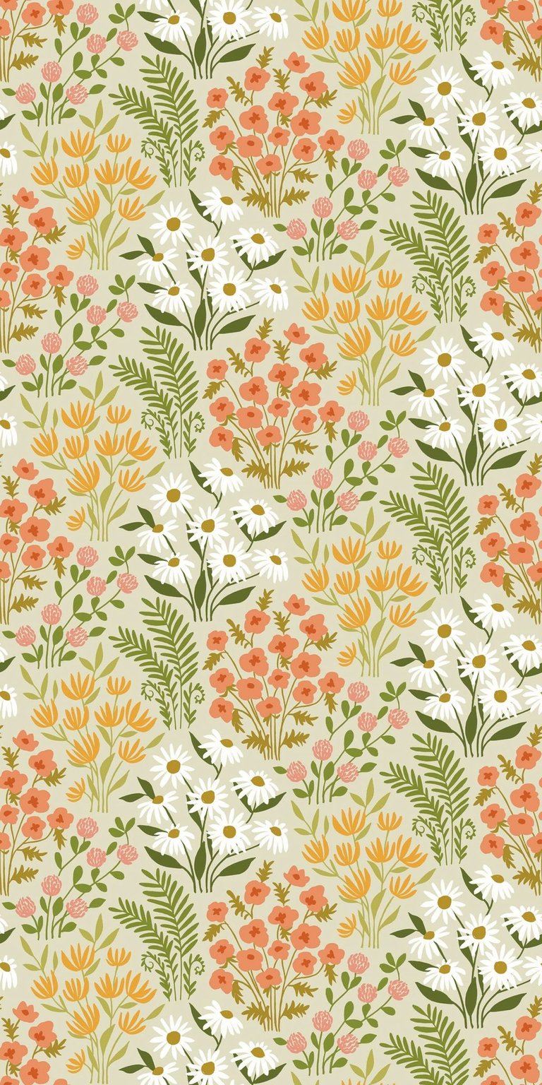 A floral background wallpaper