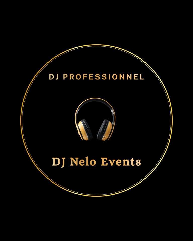 DJ mariage,  DJ soirée d'entreprise, DJ soirée privée, DJ événements public par DJ Nelo Events 91 DJ professionel généraliste île de france  logo