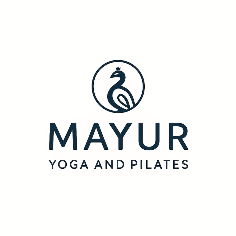 Mayur yoga and pilates logo