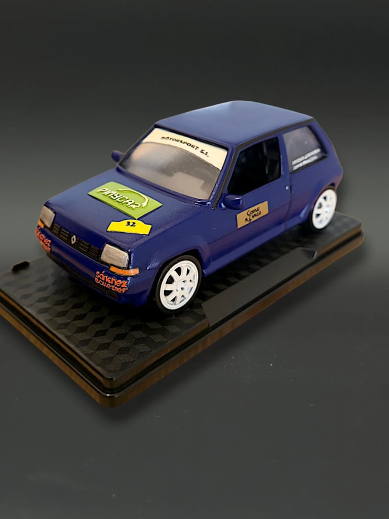 Maqueta de coche de rally, exacto