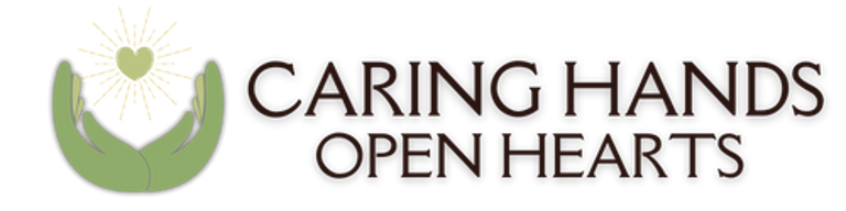 Caring Hands Open Hearts logo