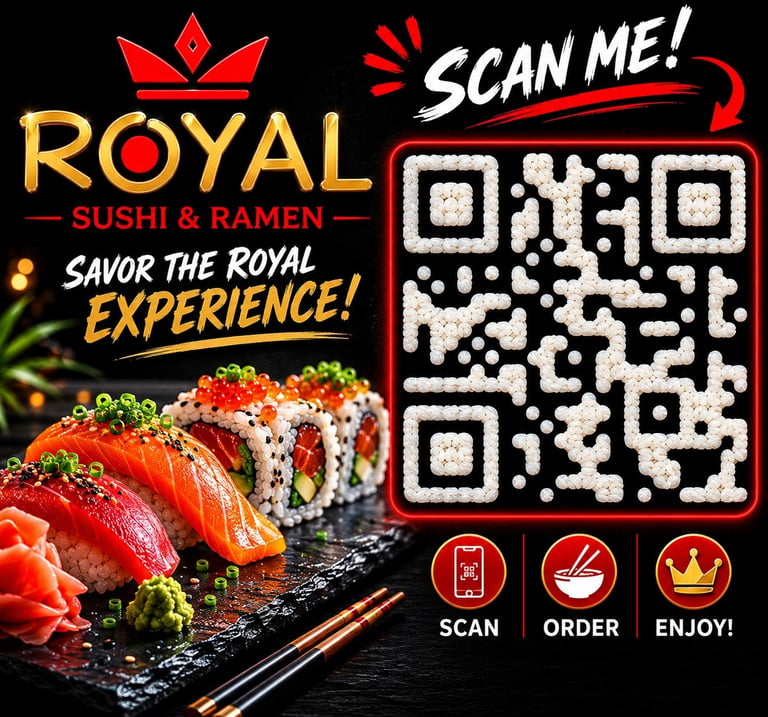 sushi restaurant QR code