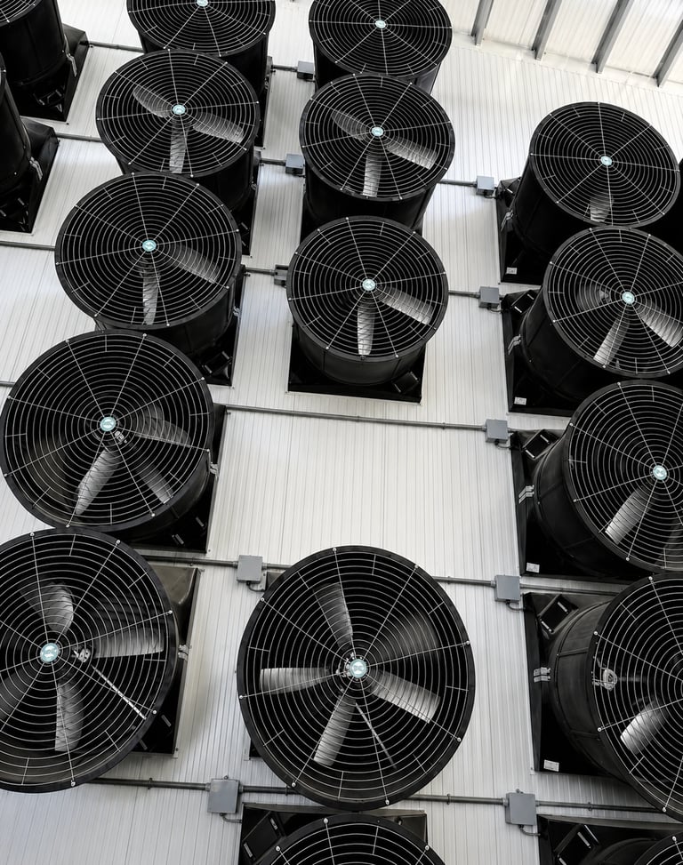 Commercial poultry ventilation system installation and repair.