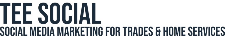 Tee Social logo, social media marketing for trades and home services
