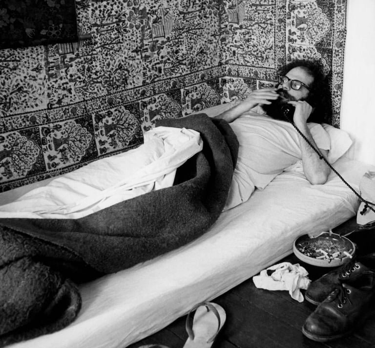 Allen Ginsberg, New York, 1966. (GettyImages)