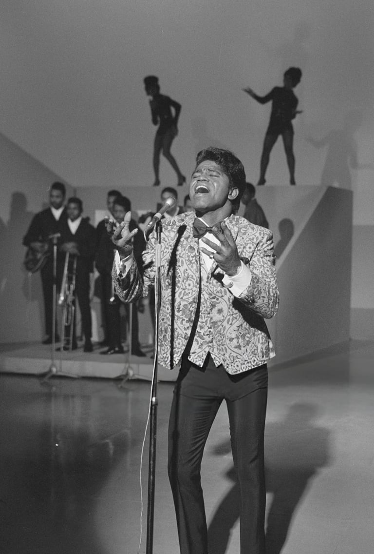 James Brown, New York, 1966. (CBS/Getty Images)