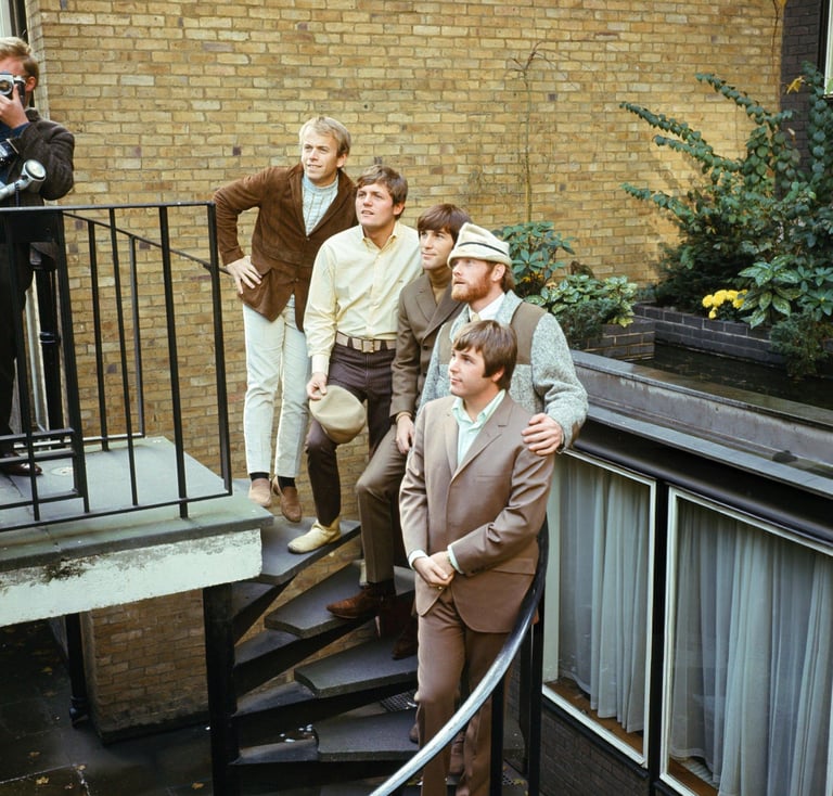 The Beach Boys, 1966. (Malcolm Macneil/Mirrorpix/Getty Images)