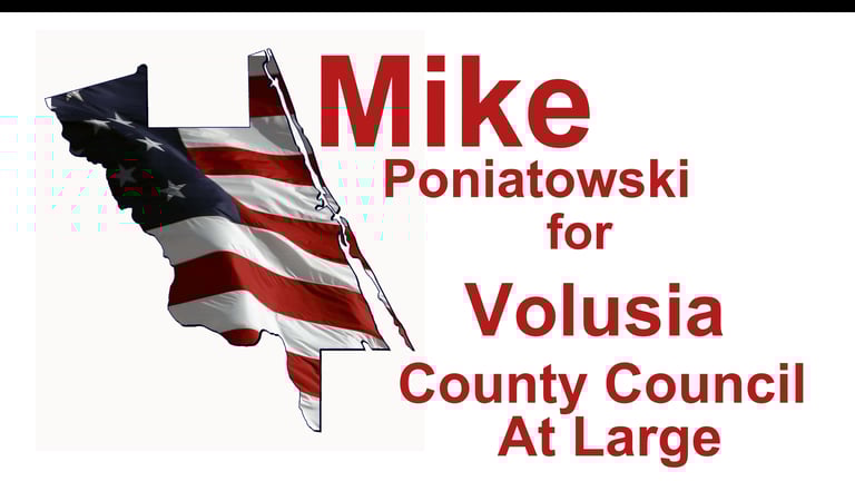 Mike for Volusia County Coucil At Large logo