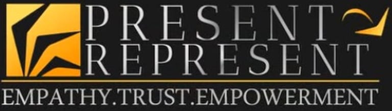 Present 2 Represent (P2R) logo