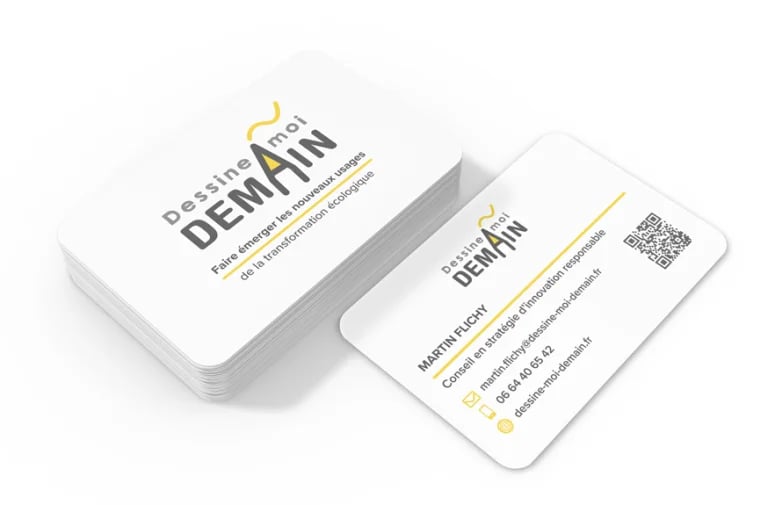 Conception de cartes de visite pour entrepreneur par Lz créa en Essonne