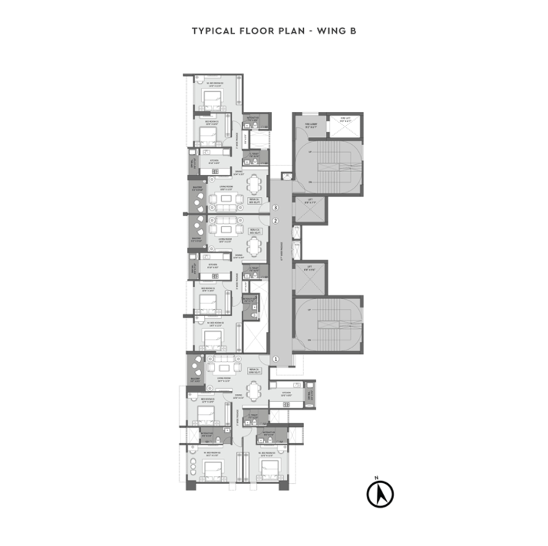 FLOOR PLAN KUMAR VIBE MANGROVE GAOREGAON WEST, VIBE REALTY MANGROVE, BANGUR NAGAR, GOREGAON WEST