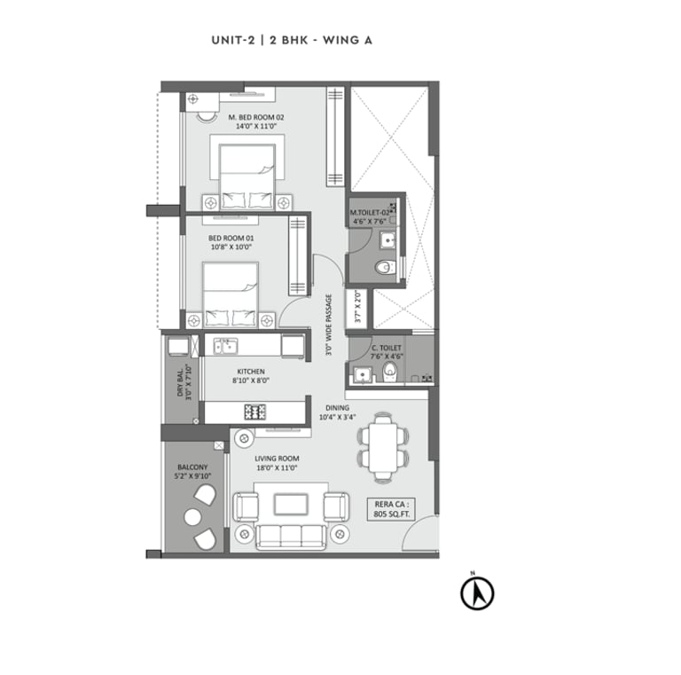 FLOOR PLAN KUMAR VIBE MANGROVE GAOREGAON WEST, VIBE REALTY MANGROVE, BANGUR NAGAR, GOREGAON WEST