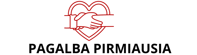 Pagalba pirmiausia logo