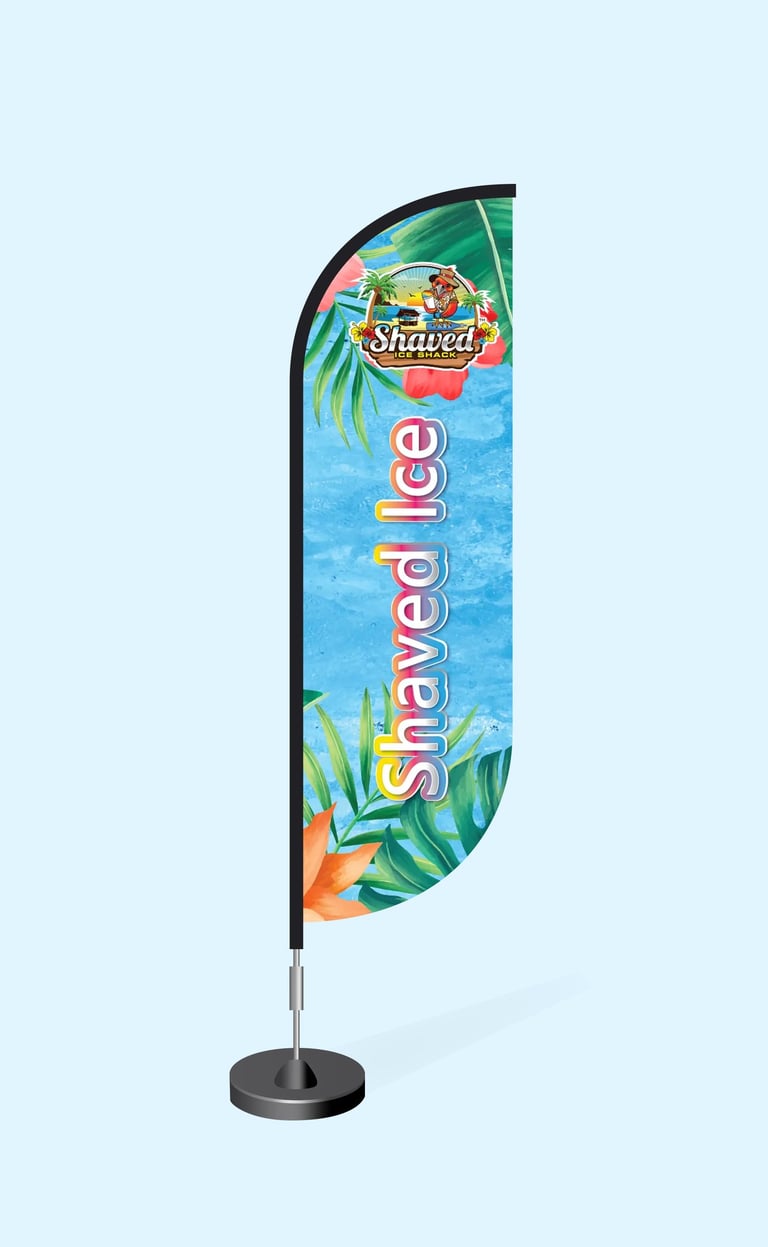 feather flag design