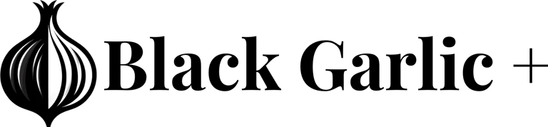 Black Garlic Plus logo