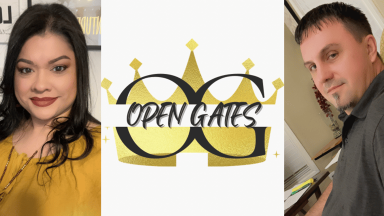 I AM OPEN GATES logo