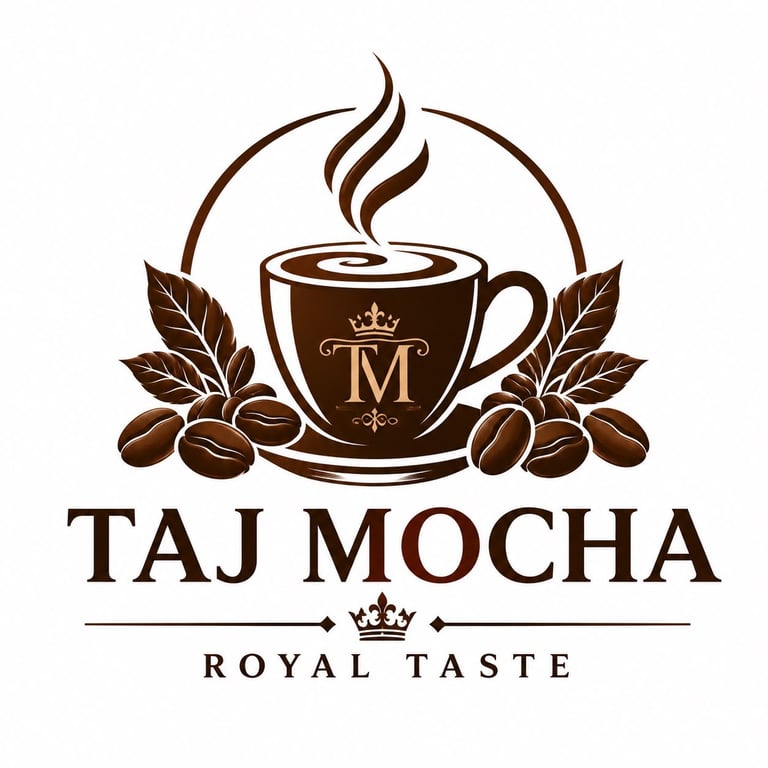 Taj Mocha logo
