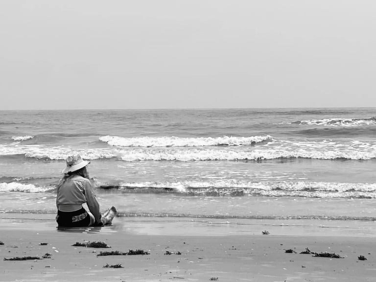 Melissa Joy at the Ocean