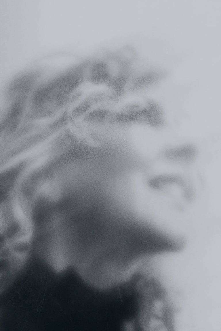 ghostly image of Melissa Joy