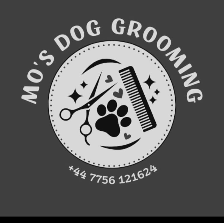 dog grooming logo