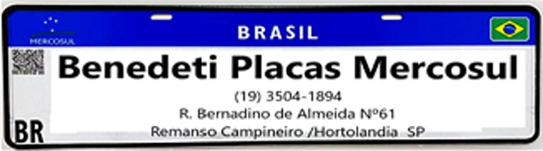 Benedeti Placas Mercosul logo