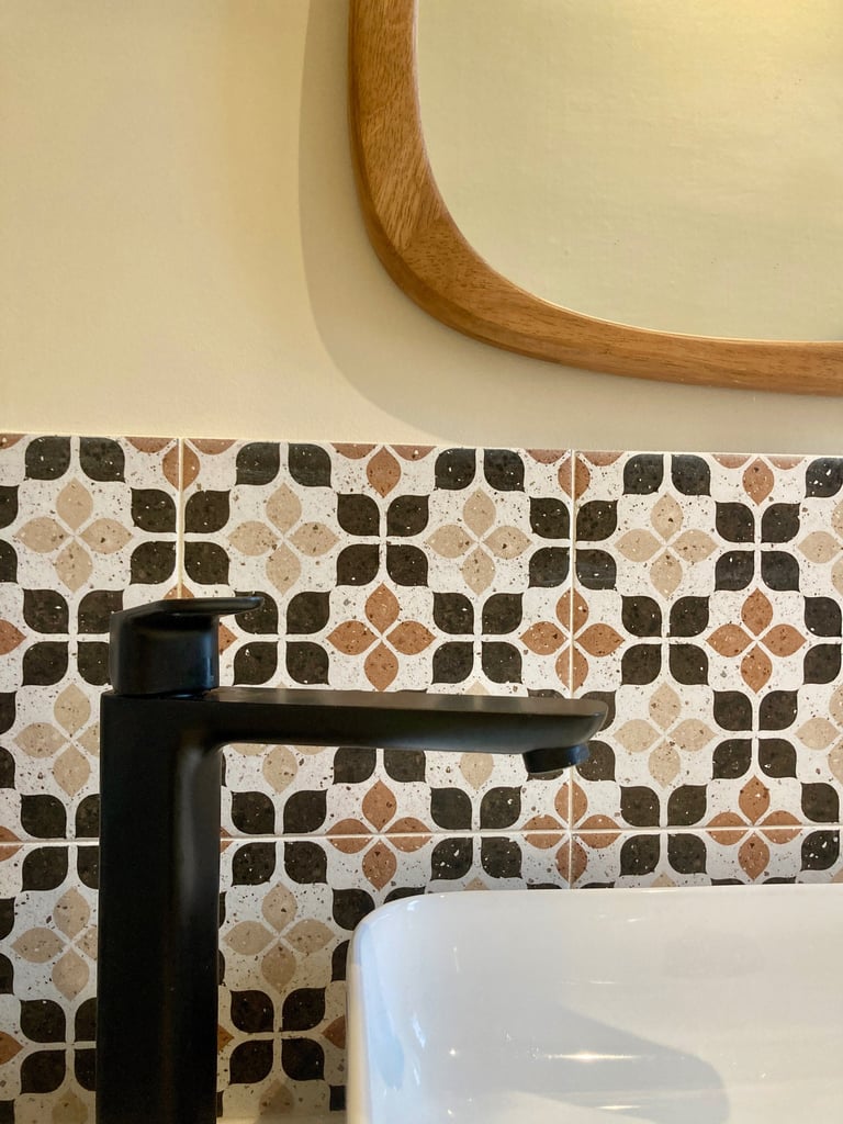 rénovation salle de bain : faience framenti Del Conca 