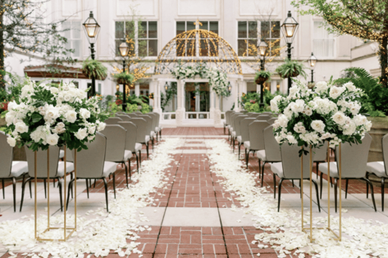 the Ritz Carlton wedding venue, where Majestic Wedding Painter paints