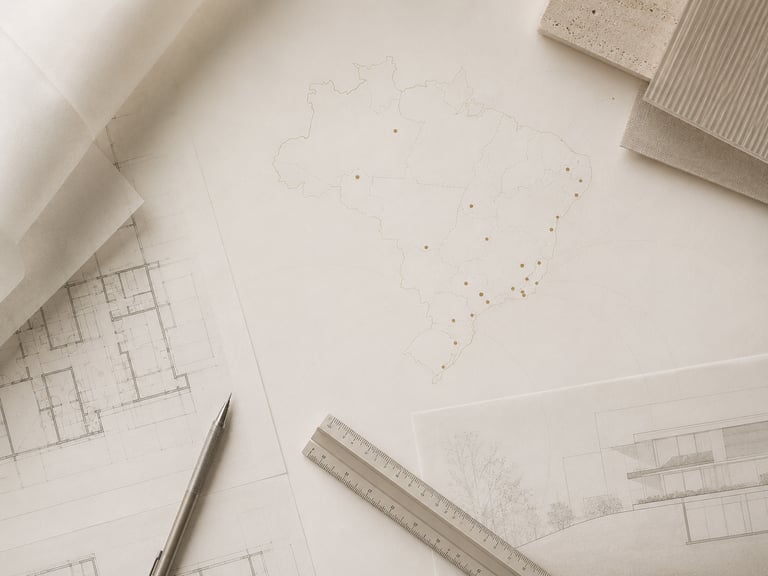 Experiência da Teliá Arquitetura em projetos comerciais para redes de varejo,franquias e implantação