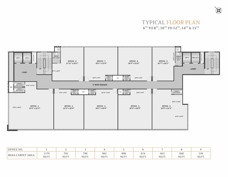 FLOOR PLAN MARUTI SQUARE