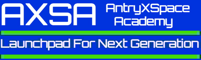 AntryXSpace Academy- AXSA logo