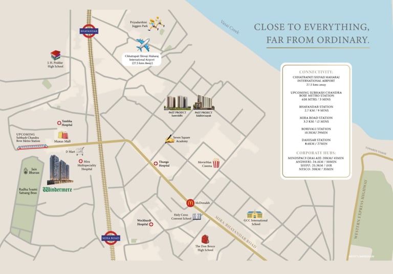 LOCATION ASHISH WINDERMERE BHAYANDAR WEST