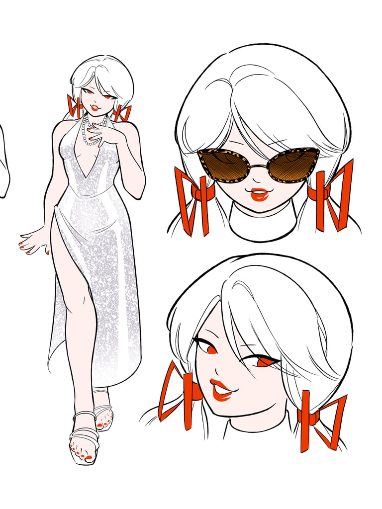 Character sheet of an original character Viola by WeirdoTime (Griffin Hanosh)