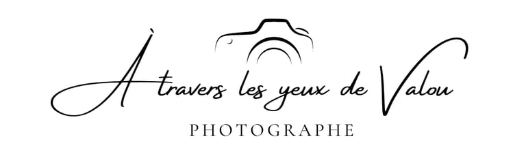 À TRAVERS LES YEUX DE VALOU / Photographe logo