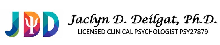 Jaclyn Deilgat, Ph.D. Licensed Clinical Psychologist logo