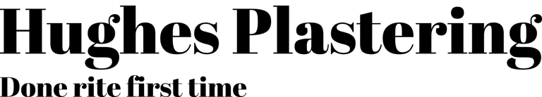 Hughes Plastering/Rendering/Roughcasting logo