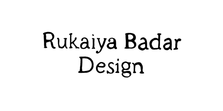Rukaiya Badar Design logo