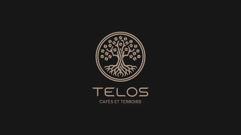 Telos café logo