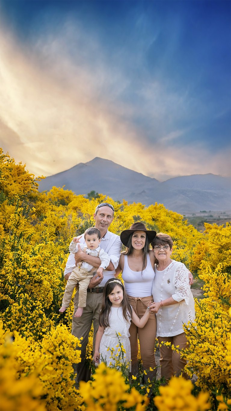 Sesión de fotos para familias en Bariloche. Fotografía familiar