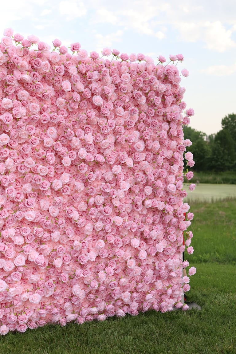 flowerwall backdrop flowerwallrent rent mn minneapolis events decoration pink flower wall reantals