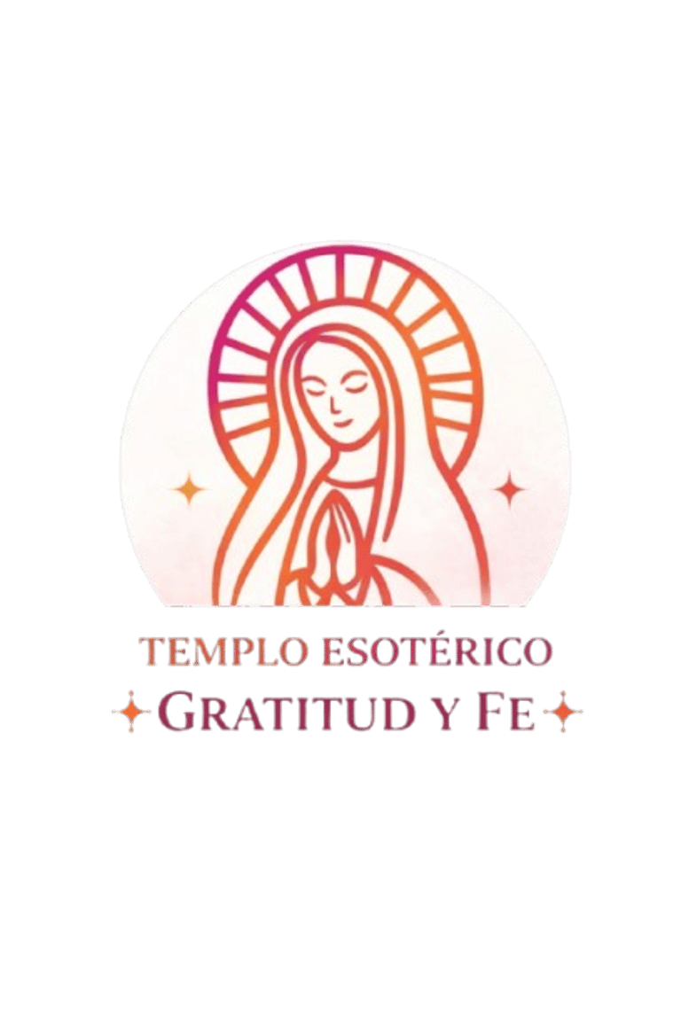 templo esotérico gratitud y fe logo
