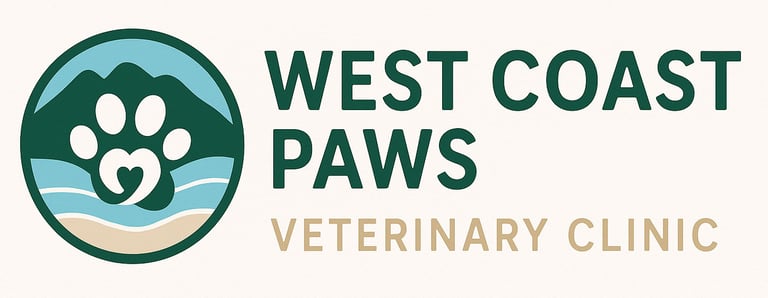 West Coast Paws Veterinary Clinic logo