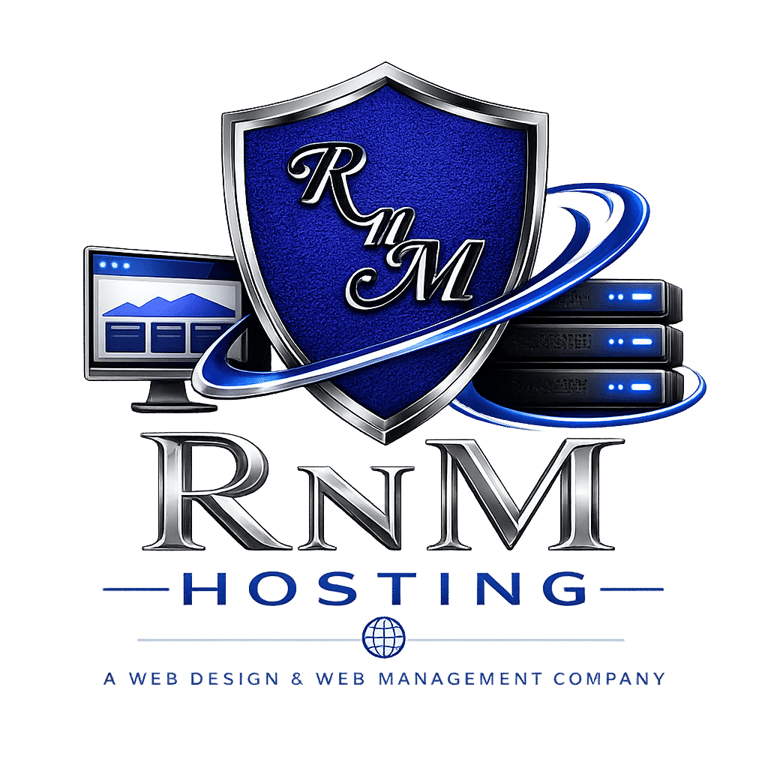 RnM Hosting logo