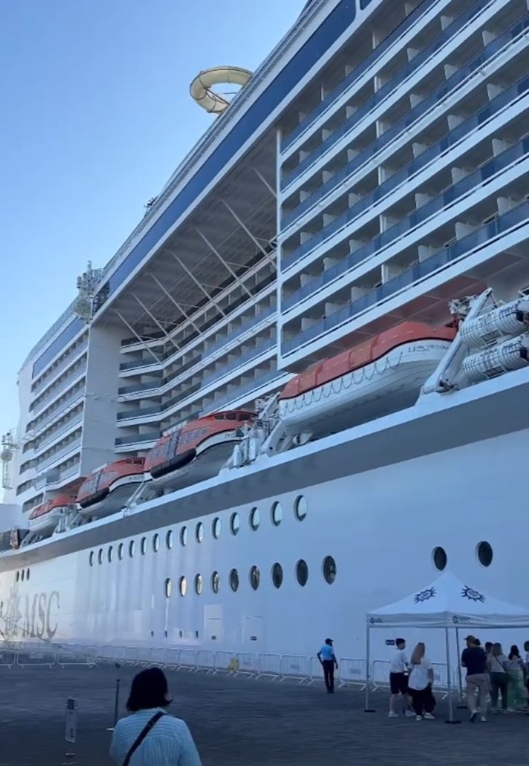 MSC World Europa desde el exterior