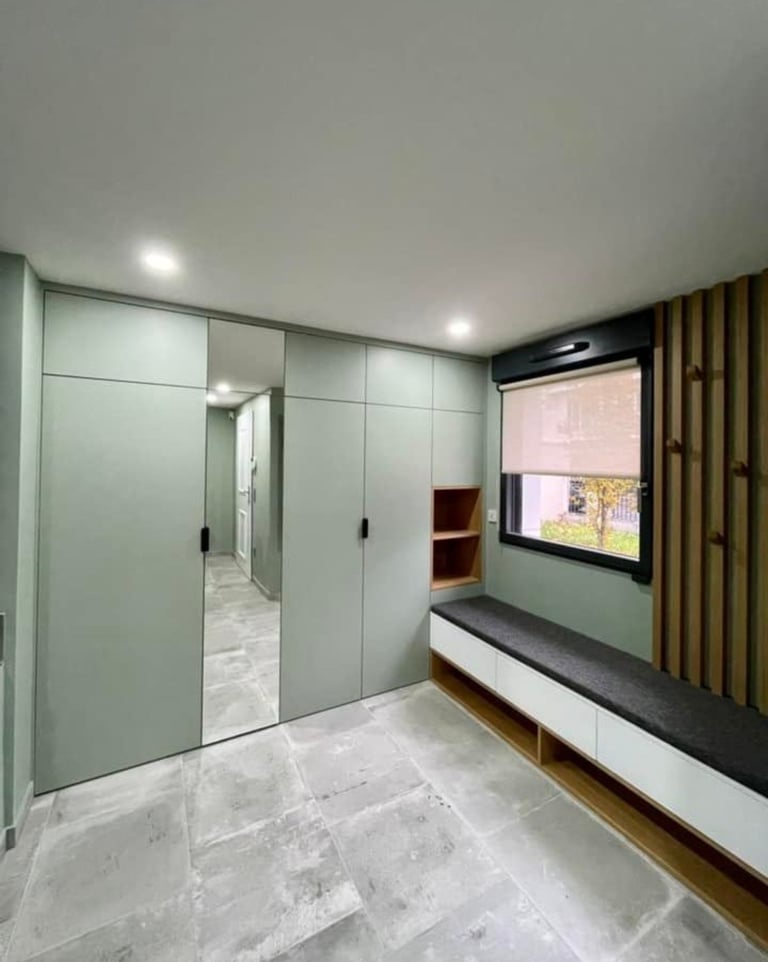 une entrée structurée et moderne répondant à tous les besoins