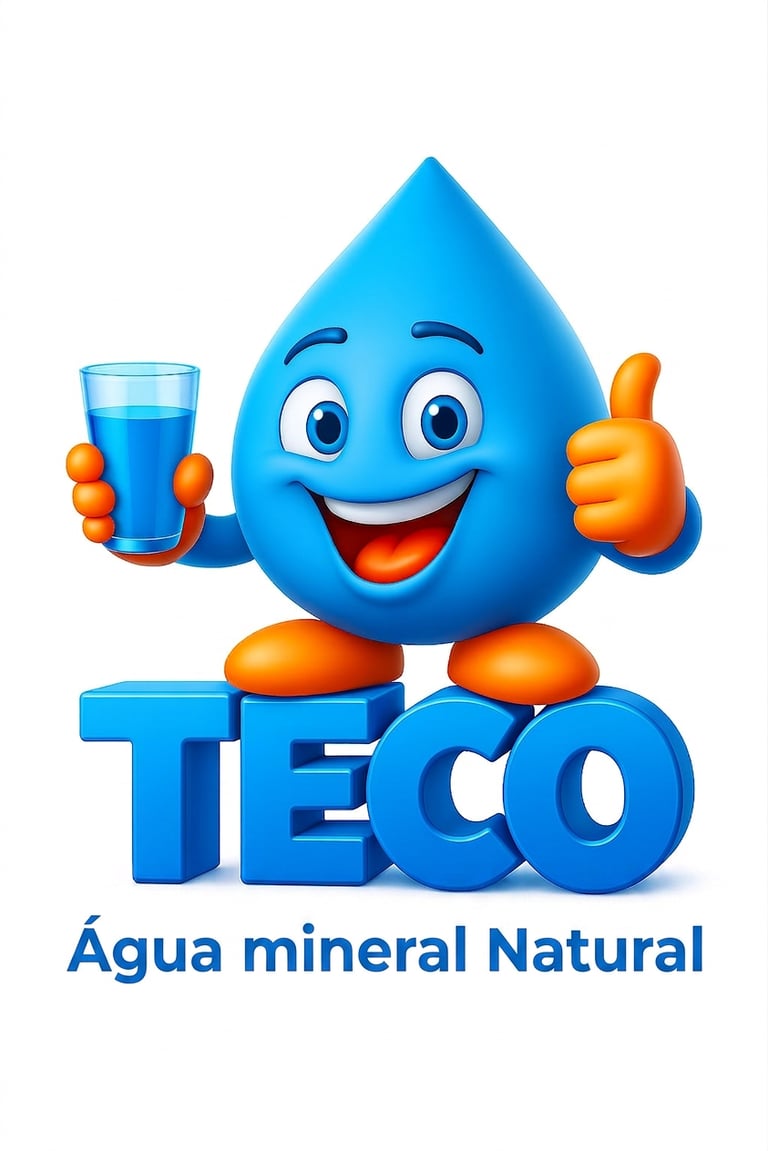 Água mineral Teco logo